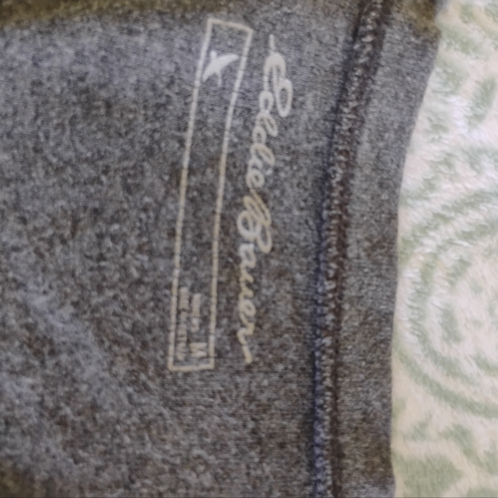 Eddie Bauer Charcoal V-Neck Tee - Picture 4 of 4